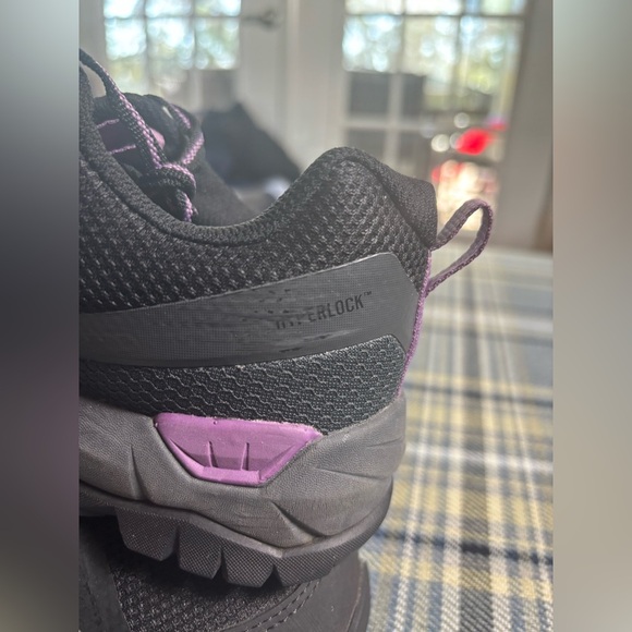 Merrell ASTM F2413-11 Black and Purple Boots 7.5 - Picture 6 of 11